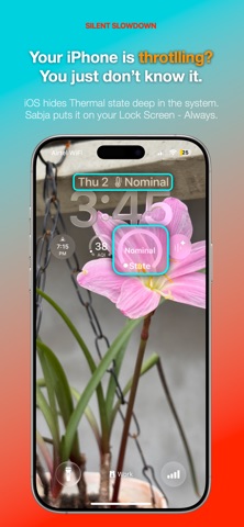 Sabja - Device Thermal Monitor iPhone screenshot