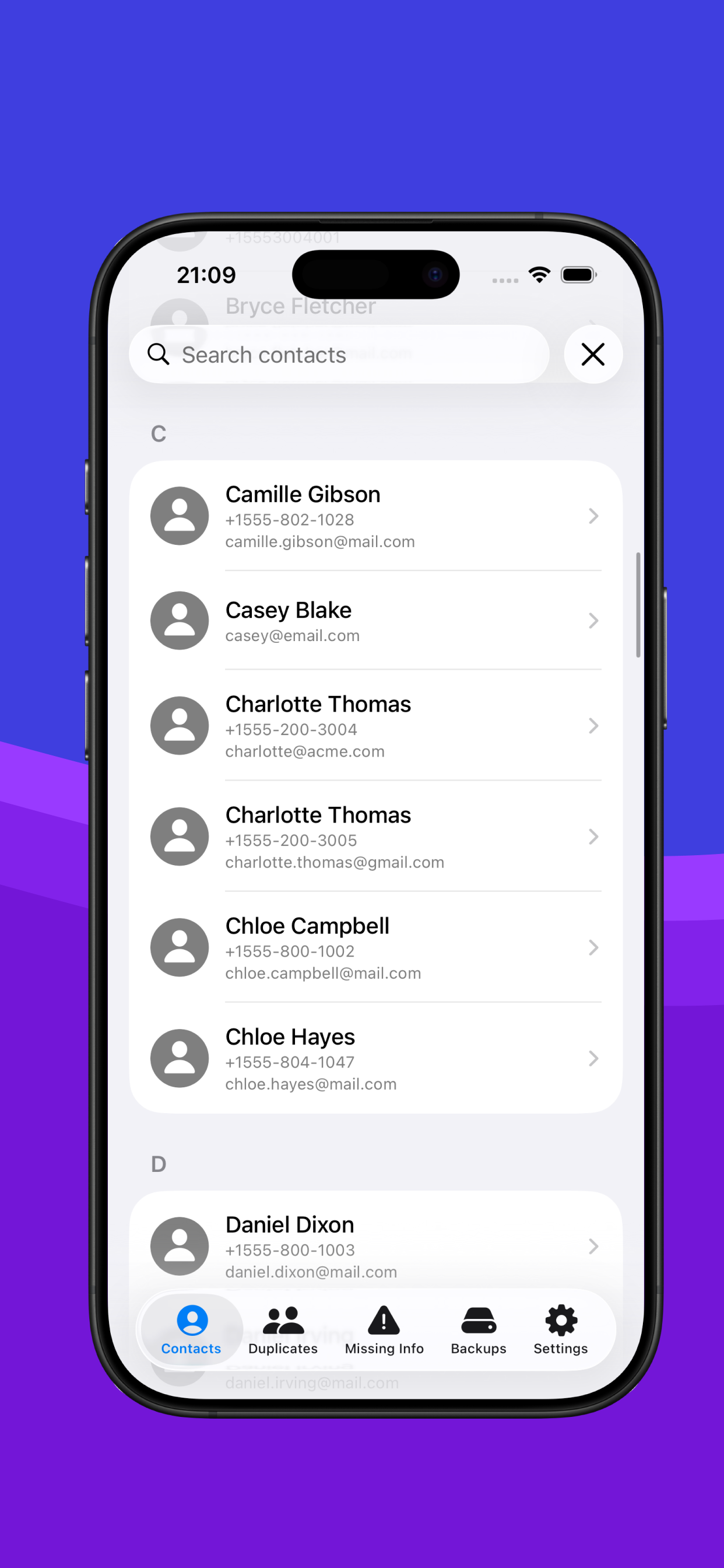 Clean My Contacts screenshot 7