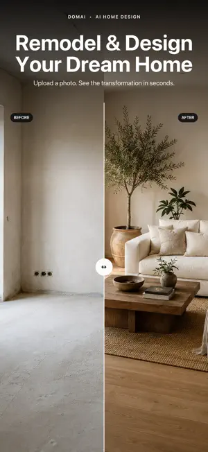 DomAI: AI Interior Home Design screenshot 1