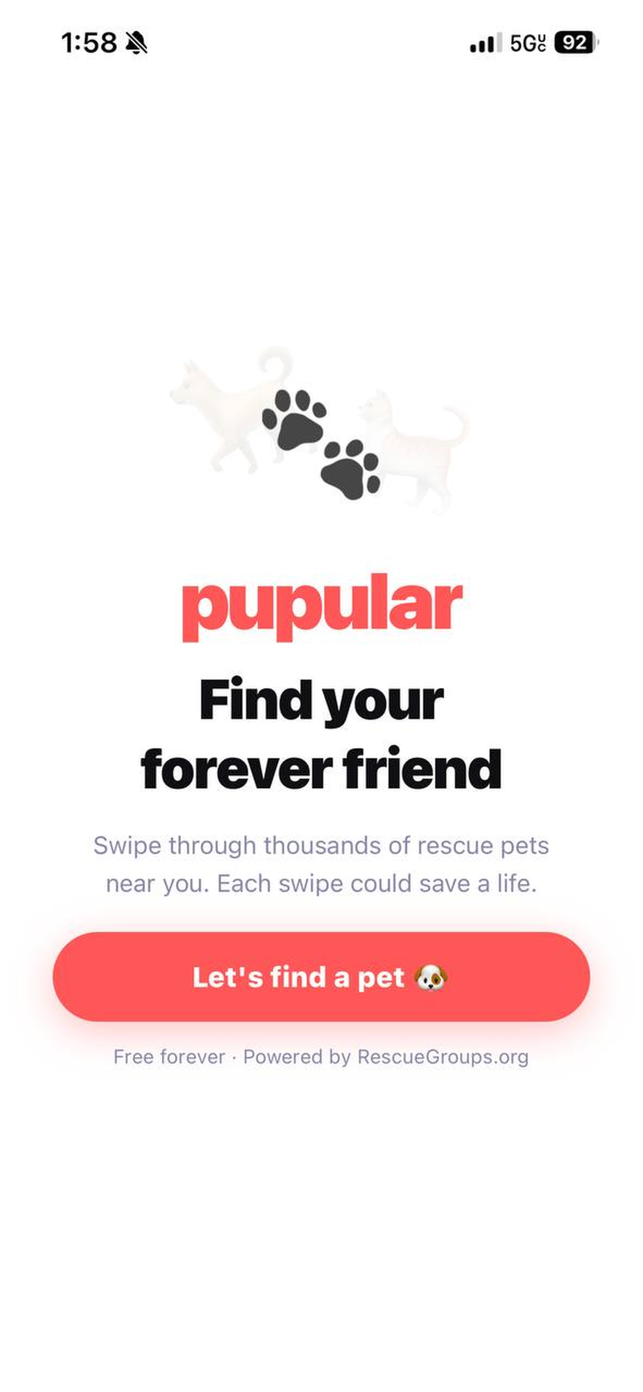 Pupular: Pet Adoption & Rescue screenshot 4