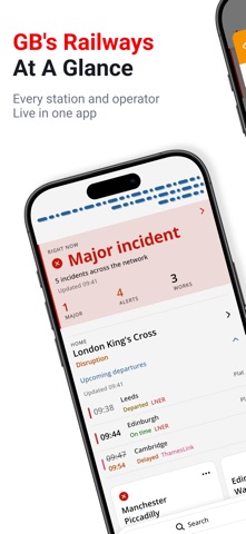 Trackd – Live GB Rail Status Screenshot 1 of 5