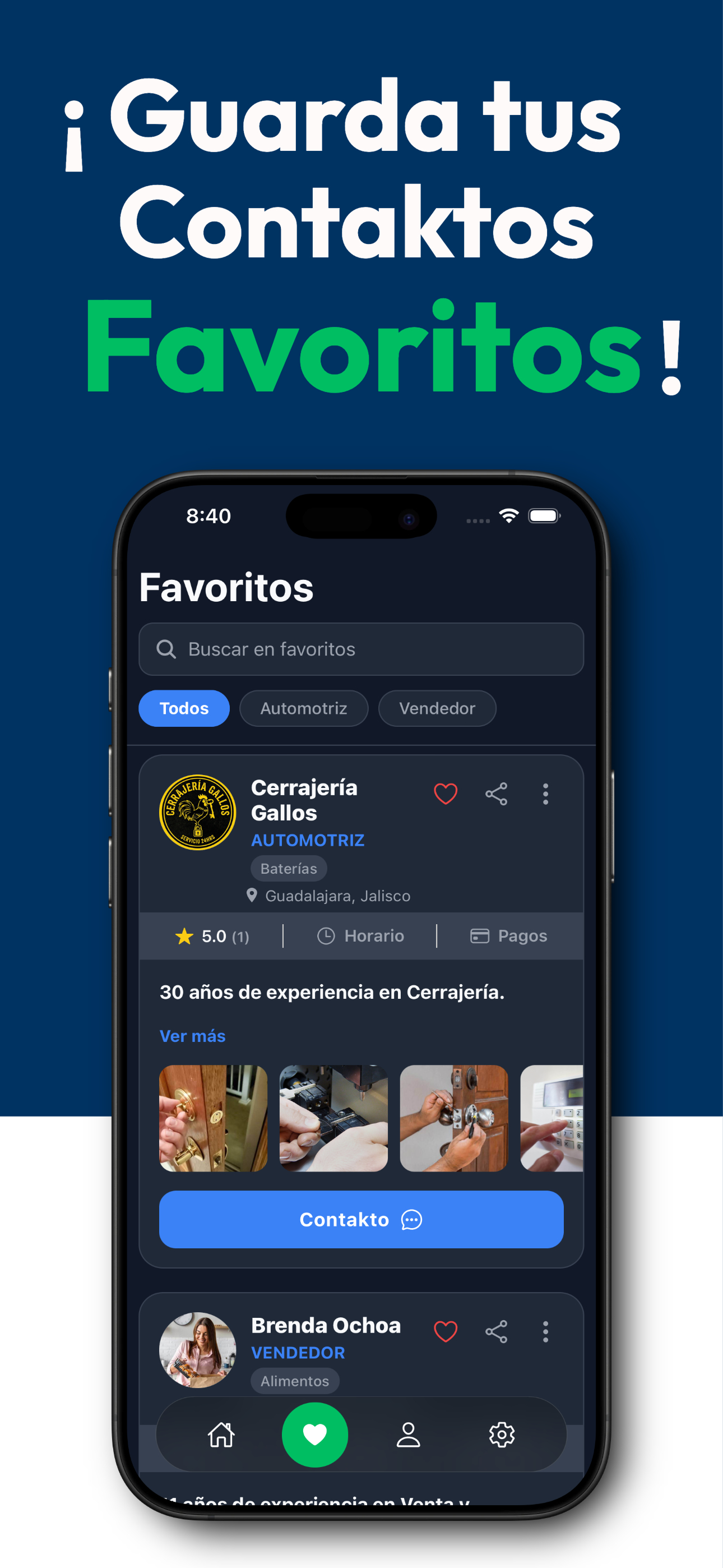 Contaktos: Expertos Cerca screenshot 3