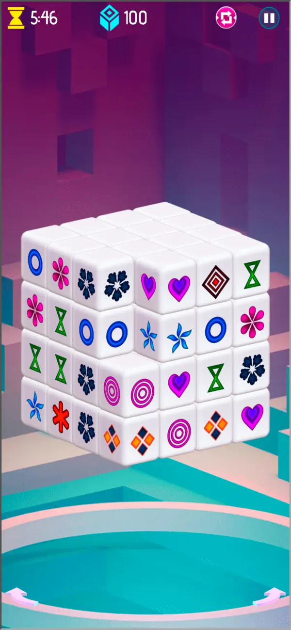 Screenshot #3 pour Mahjong Classic 3D