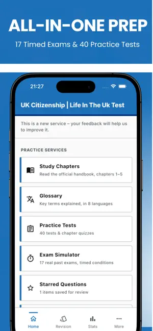 Life in the UK Test 2026 Exam screenshot 1