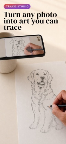 Trace Studio: Draw & Sketch iPhone screenshot