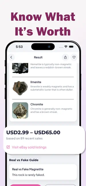 Rock Identifier - Crystal Scan screenshot 4
