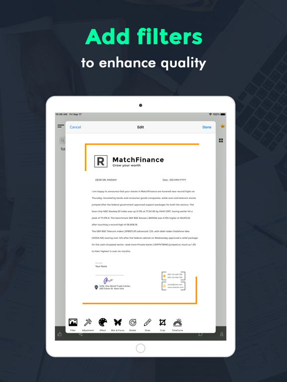 Screenshot #5 pour Camera Scanner: PDF, Docs Scan