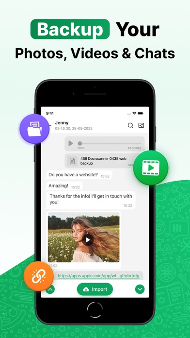 WA Chat Backup Screenshot