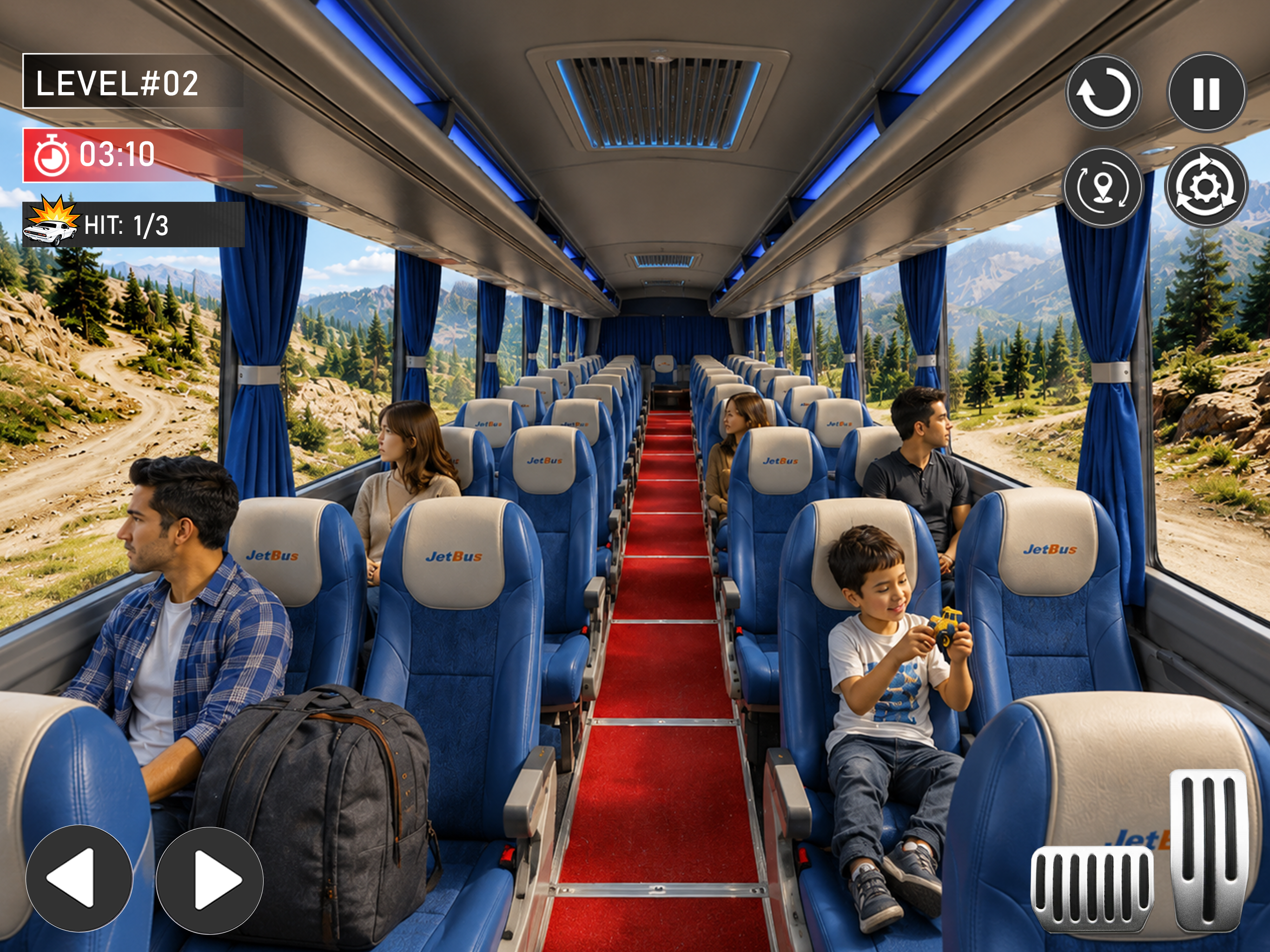 US Offroad Bus Driving Game 3D screenshot 12