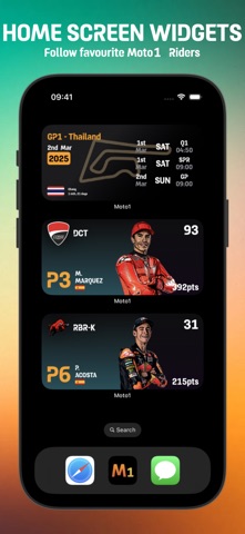 Moto1: GP Widgets 2026 Screenshot 1 of 7