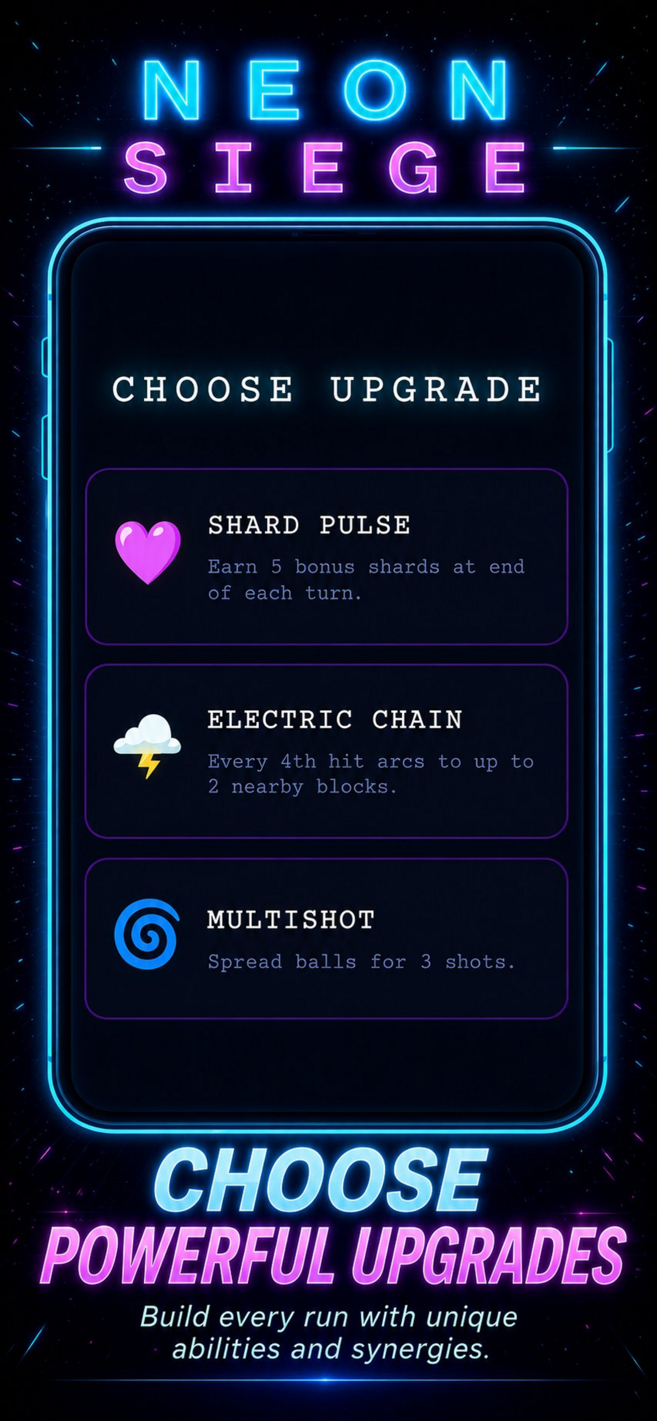 Neon Siege: Brick Breaker screenshot 5