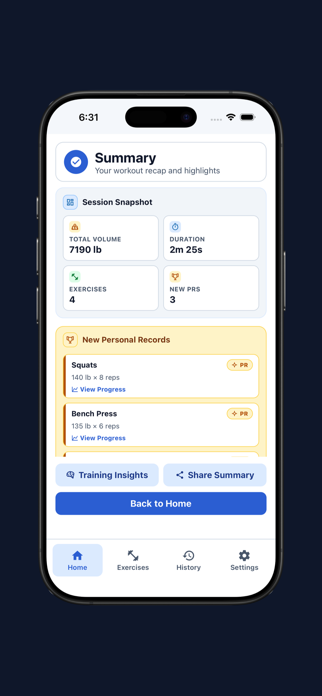 IronStack: Gym Workout Log Screenshot 7 of 10