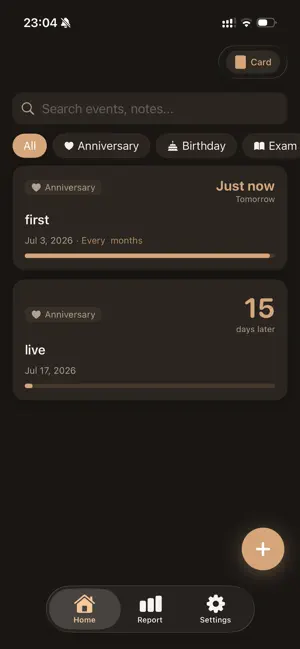 TimeMark - Countdown & Widget screenshot 2