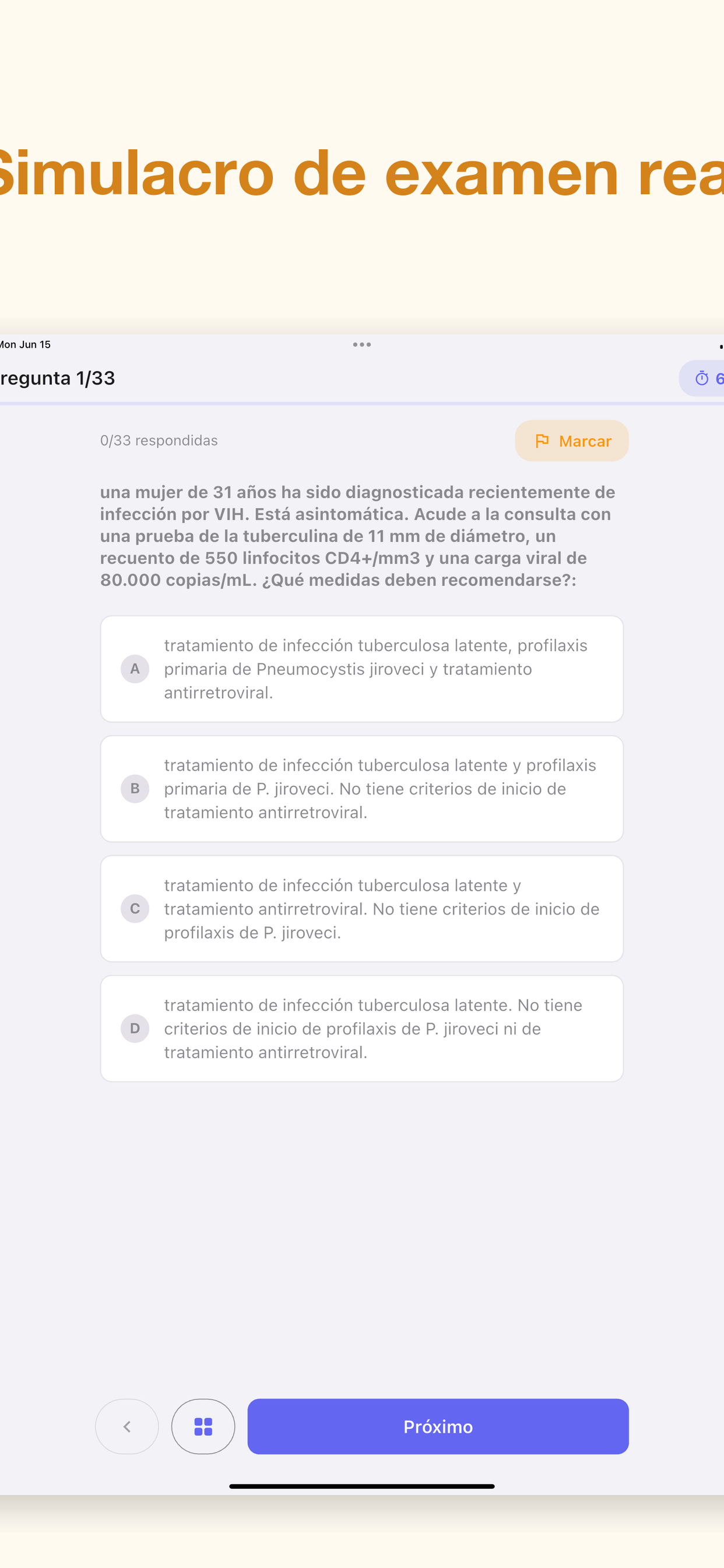 MIR Test Medicina 2026 screenshot 3
