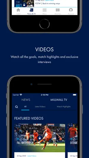 Millwall FC screenshot 4