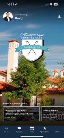 The Albuquerque Country Club iPhone screenshot