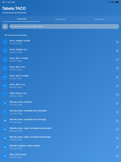Tabela TACO Dados Nutricionais screenshot 7
