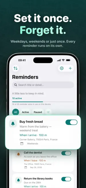 Location Reminders — OnTheGo screenshot 3