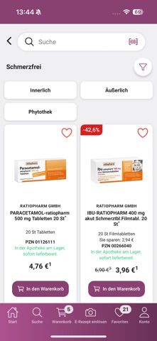 Bären-Apotheke Esslingen screenshot