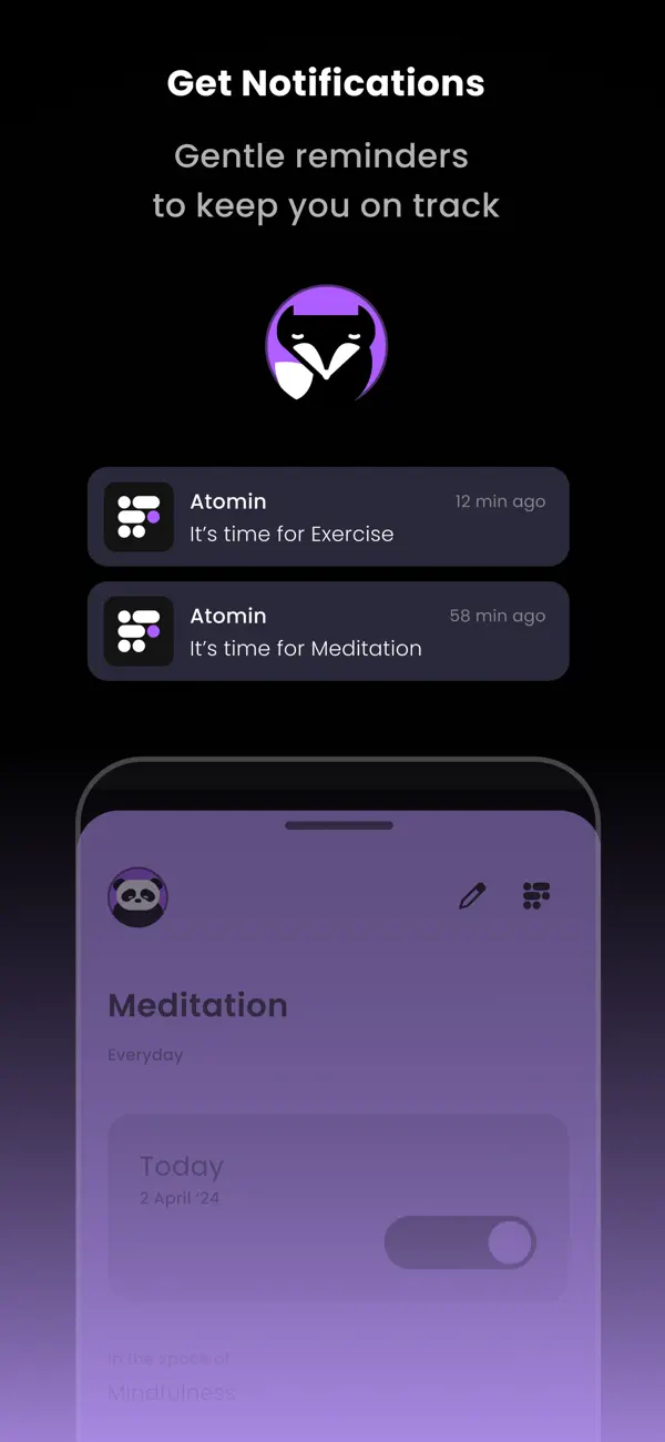 #5. Habit Tracker - Atomin (iOS) By: Sergei Liebich