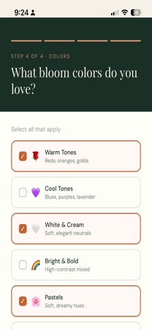 Bloom Planner App iPhone screenshot