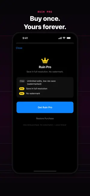 Ruin - Glitch Photo screenshot 3