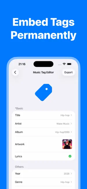 Waketag: Music Tag Editor screenshot 4