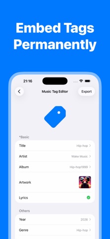 Waketag: Music Tag Editor screenshot 4