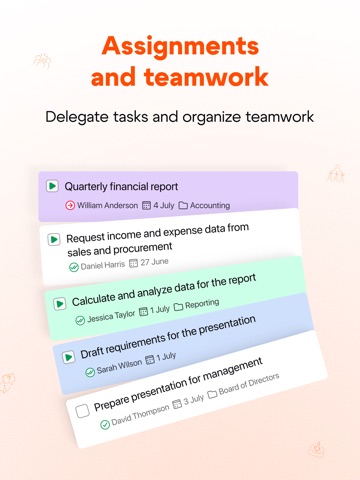 LeaderTask: Task Planner iPad screenshot