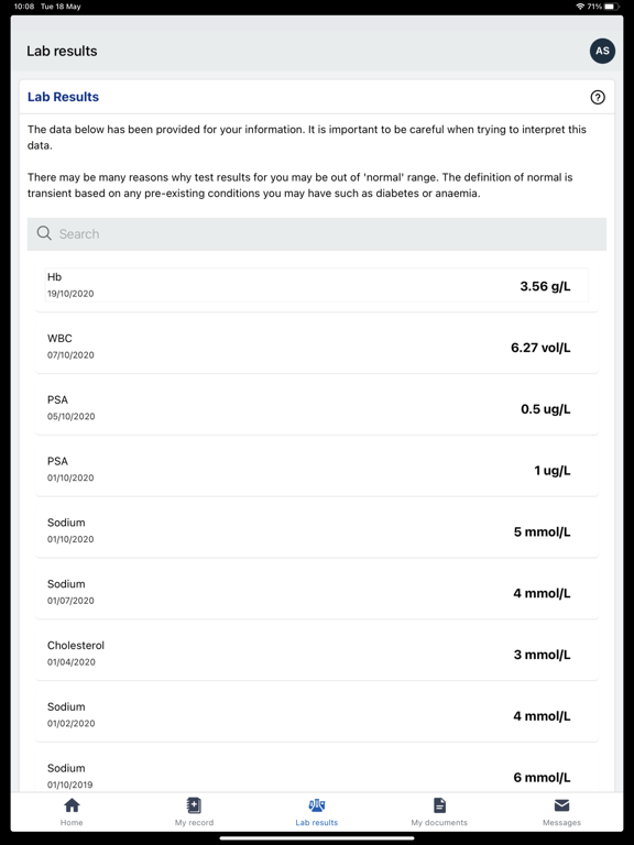 Screenshot #5 pour My medical record