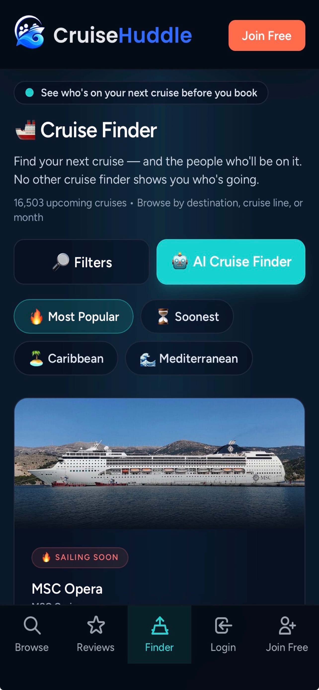 CruiseHuddle screenshot 4