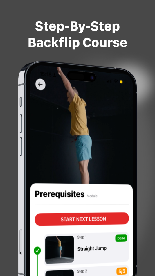 #1. Backflip Cork Twist Kip Course (iOS) By: Oleksandr Ohurtsov