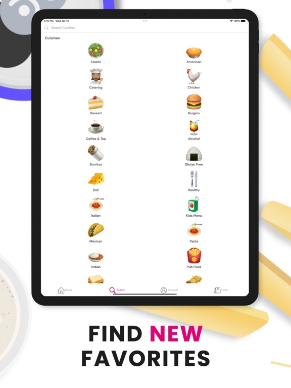 Mealeo: Takeout & Delivery iPad screenshot 3 - Food & Drink app
