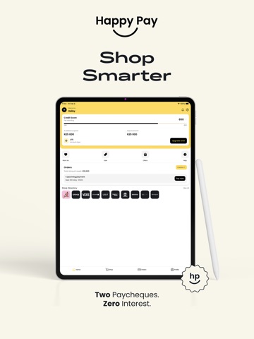 Happy Pay - Buy Now Pay Later iPad screenshot 1