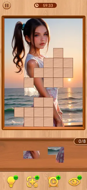 Block Jigsaw Girl: Fun Puzzle screenshot 2