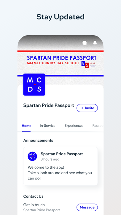 Spartan Pride Passport Screenshot