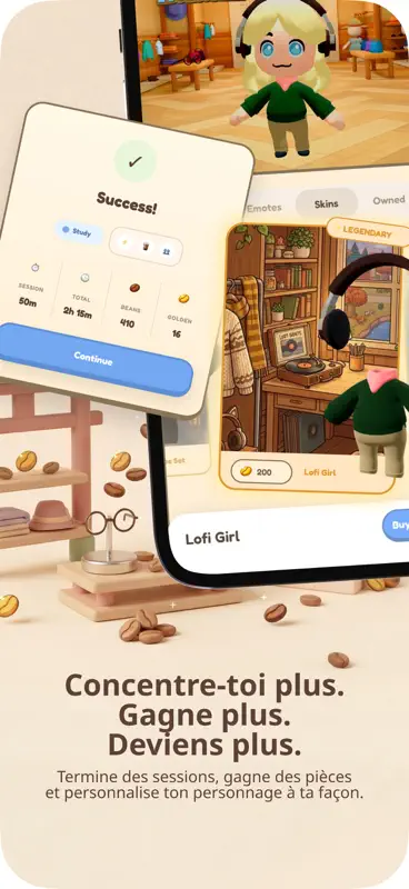 FocusTown : Étudier entre amis screenshot 5 of 6