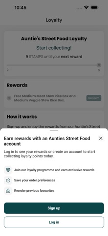 Aunties Street Food iPhone screenshot