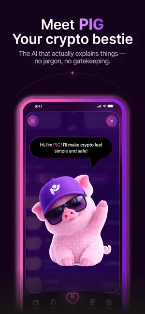 Pink Wallet: Crypto & AI screenshot 2