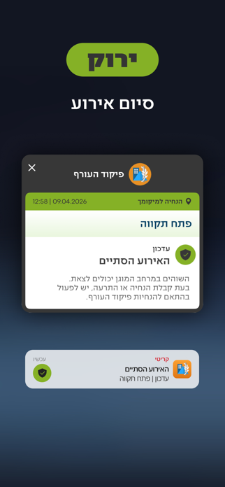 Israel Home Front Command Screenshot 4 of 7