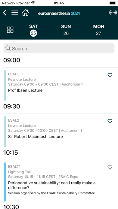 Euroanaesthesia 2024 Screenshot