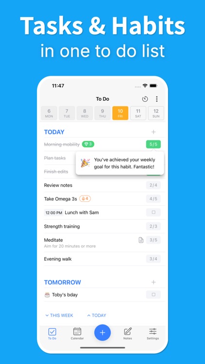 Habit & To Do List: Motidayt