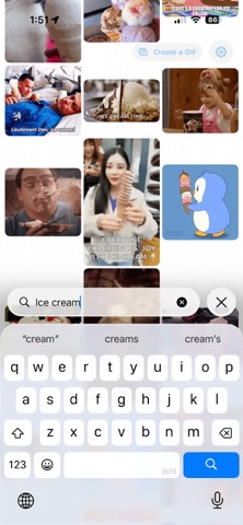 Gnome: Find and Share GIFs iPhone screenshot