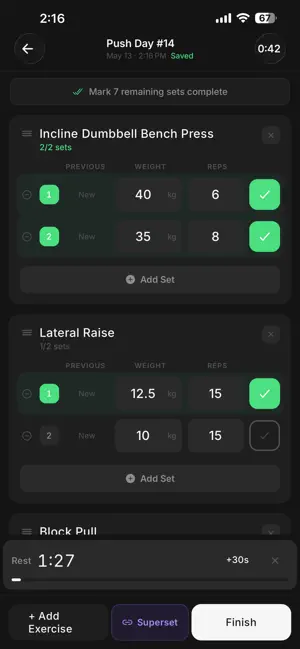 Awekn - Gym & Fitness Tracker screenshot 4