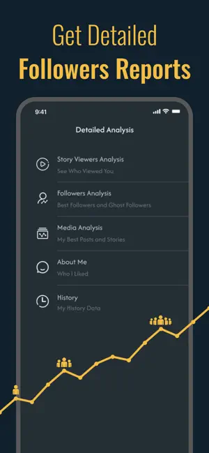 Followers Tracker - Analyzer + screenshot 4
