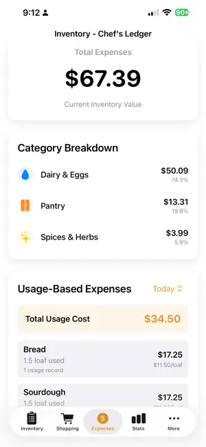 Chef's Ledger screenshot 3