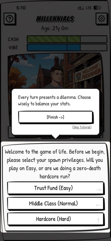 Millennials: Life Simulator iPhone screenshot