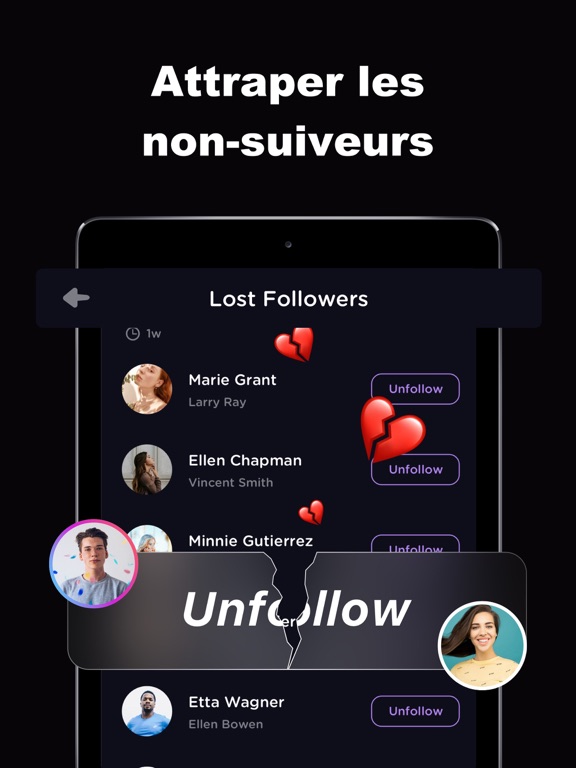 Screenshot #5 pour Reports +for Followers Tracker