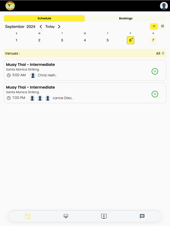 Santa Monica Striking iPad screenshot 2 - Health & Fitness app