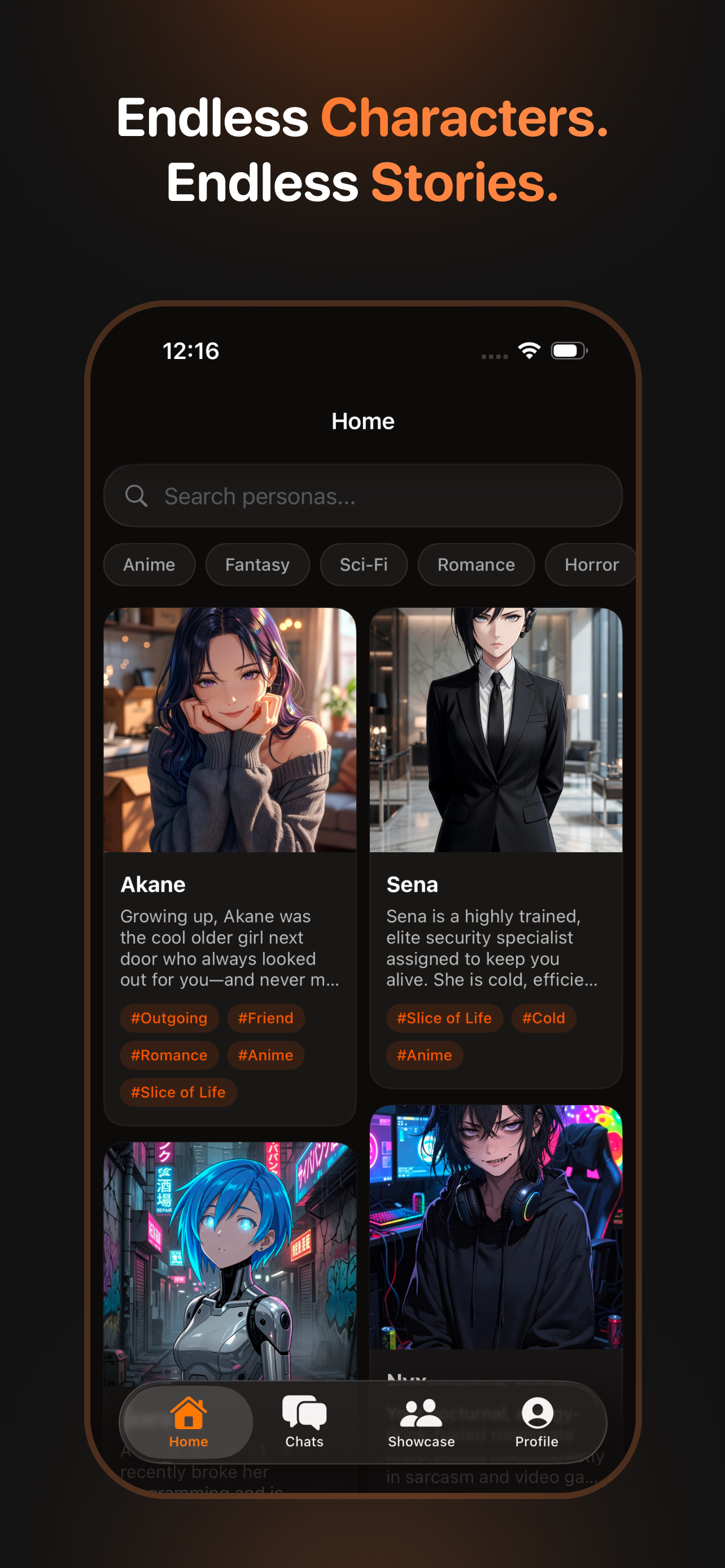 CRAI - Chat with AI Characters screenshot 2
